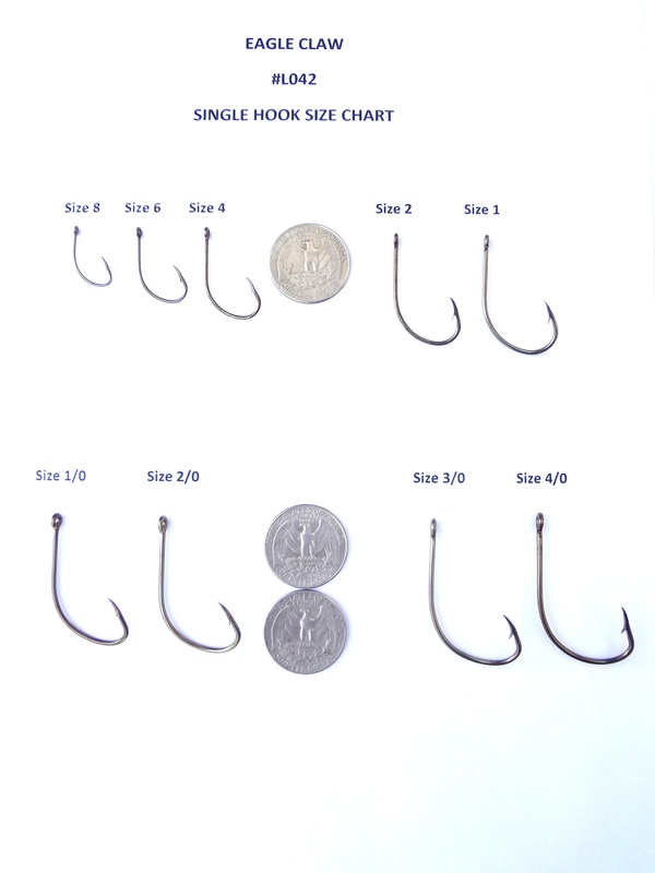 Eagle Claw Hook Size Chart
