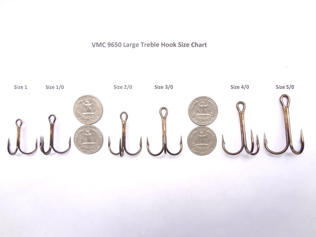 Treble Hook Size Chart